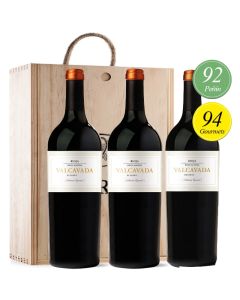 ESTUCHE VALCAVADA RESERVA 3 BOTELLAS