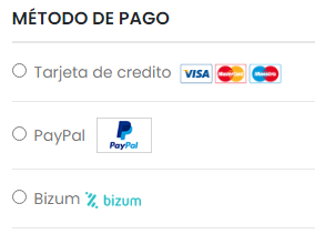 formas de pago Solar de Samaniego