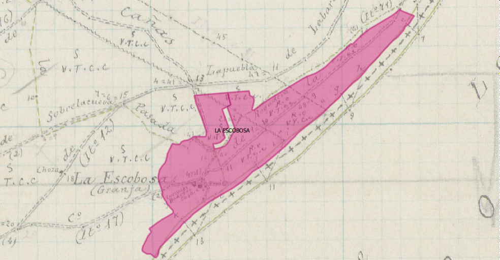 Plano minuta 1924 La Escobosa