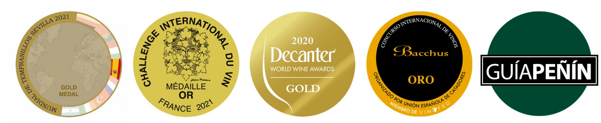 Vinos premiados Solar de Samaniego