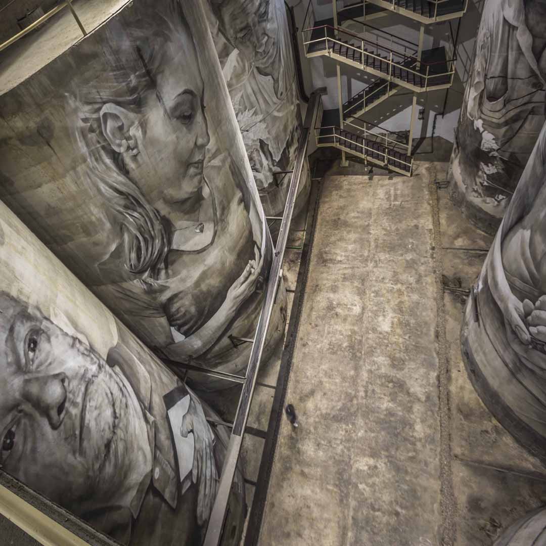 Murales Gudio Van Helten en Solar de Samaniego